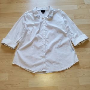White Button Up Dress Shirt